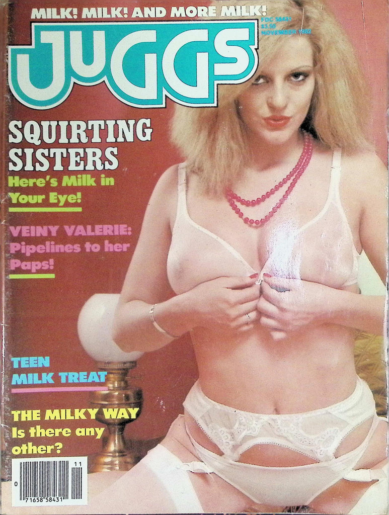 Juggs Magazine November 1982 Squirting Sisters, Veiny Valerie 090526LLP