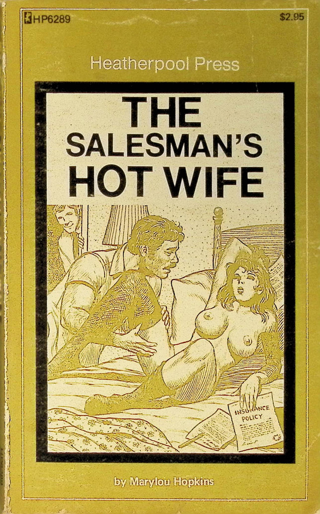 The Salesman's Hot Wife by Marylou Hopkins HP6289 1979 Heatherpool Press Greenleaf Classics Adult Paperback Novel 082625AMP