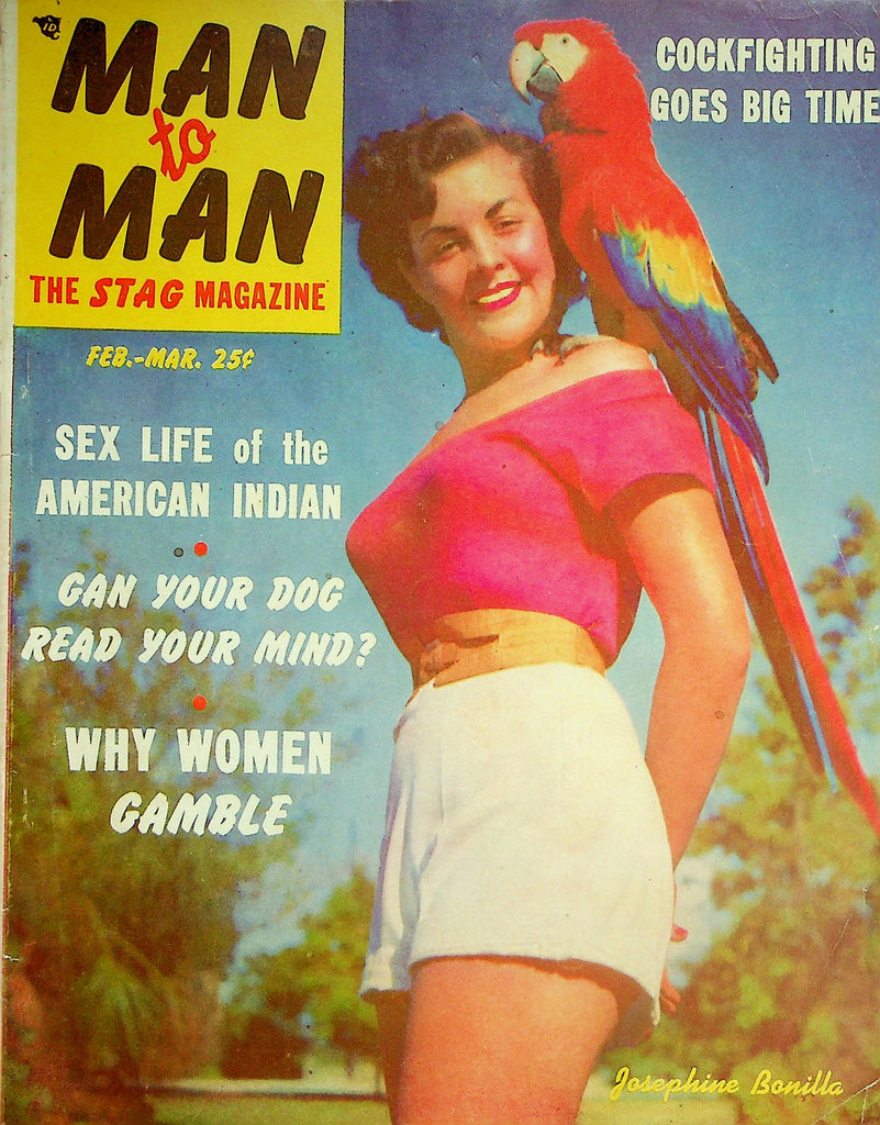 Man to Man The Stag Magazine  Covergirl Josephine  February 1951    040926lmp