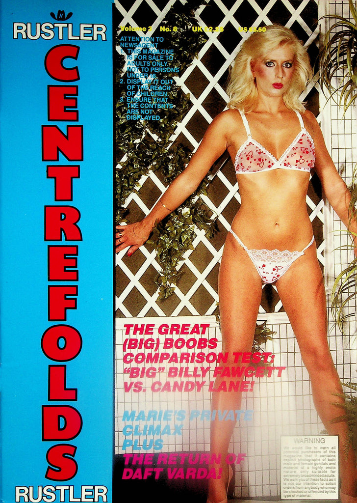 Rustler Centrefolds Magazine  Titanic Toni / Marie's Private Climax   vol.3 #8      070925lm-p