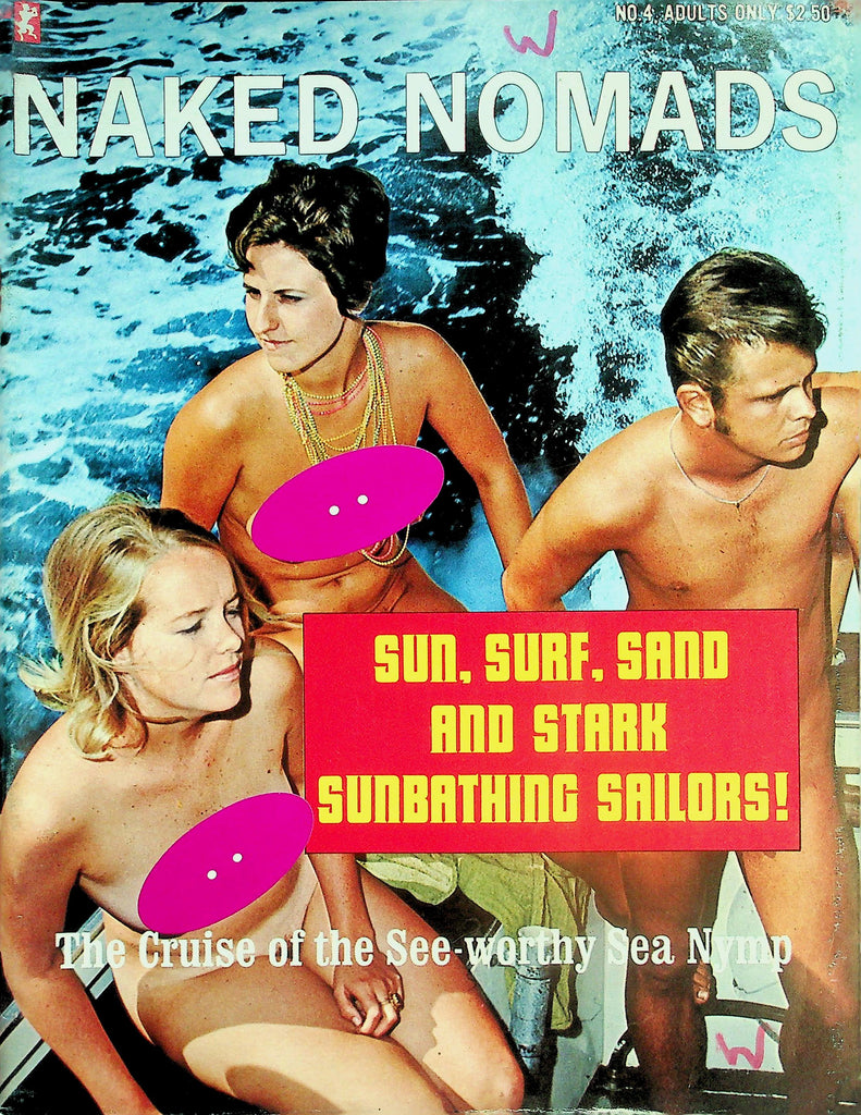 Naked Nomads Nudist Magazine  Sun, Surf, Sand And Stark Sunbathing Sailors  #4 1969        060626lmp-GSC