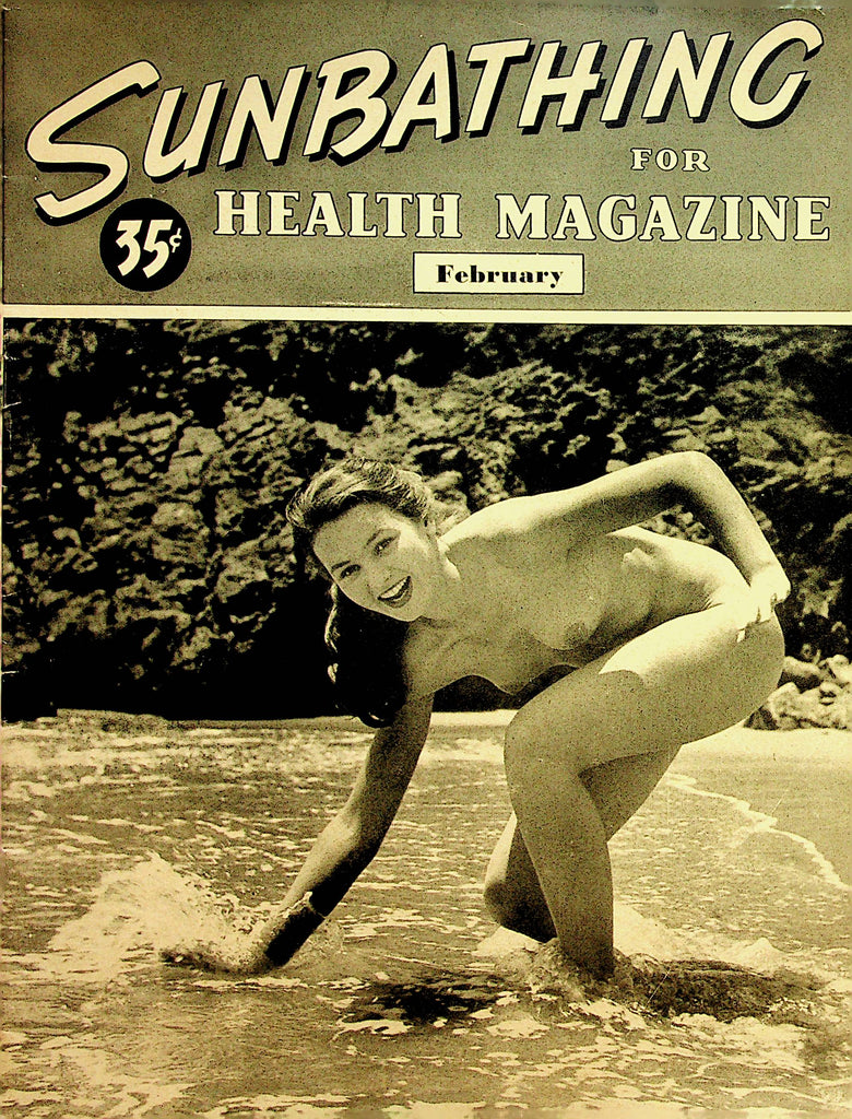 Sunbathing For Health Vintage Nudist Magazine  February 1949      061523lm-p2