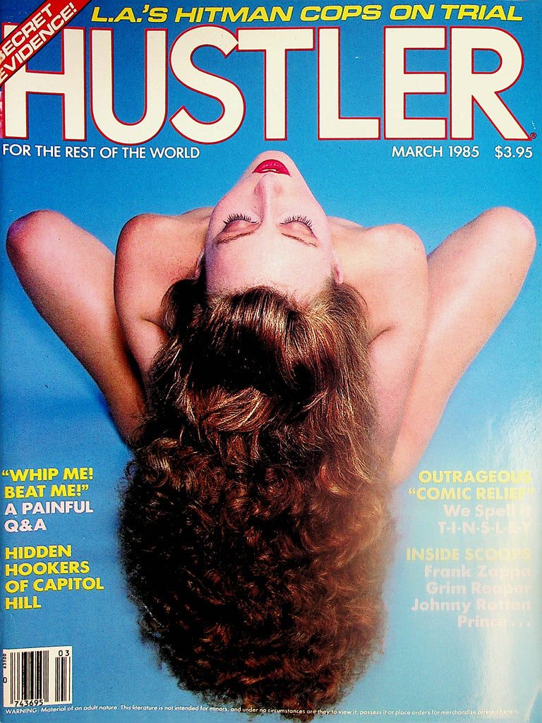 Hustler Magazine  Hidden Hookers Of Capitol Hill / Centerfold Lorettas March 1985      020624lm-p