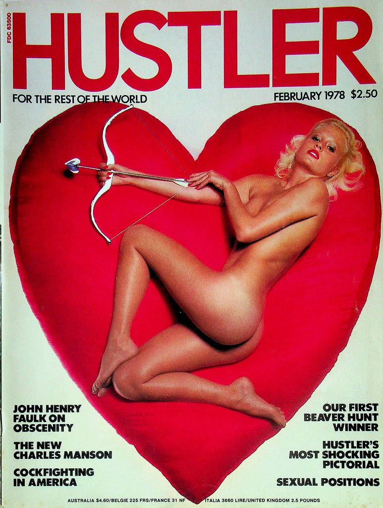 Hustler Magazine John Henry Faulk Valentine's Day Issue February 1978 111323RP