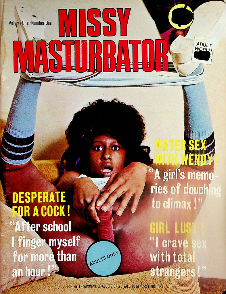 Missy Masturbator Magazine  Desperate For A Cock  vol.1 #1   1970's      032824lm-p