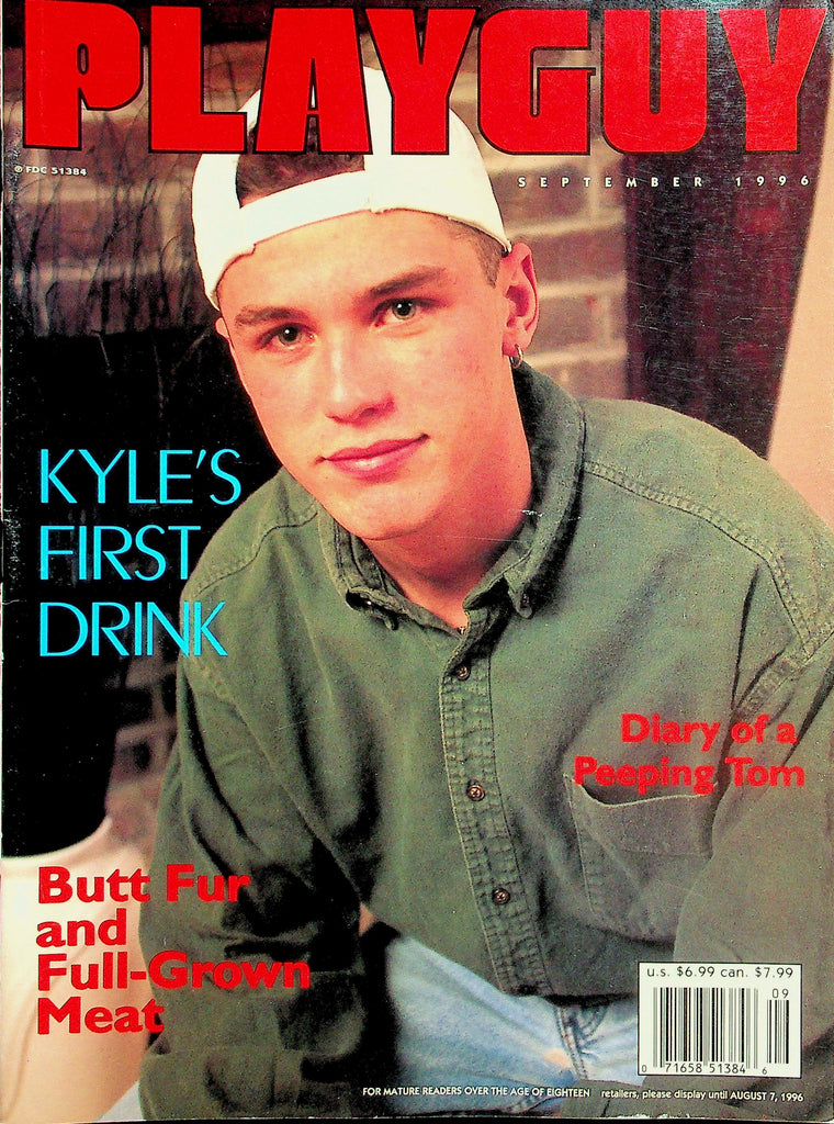 Playguy Gay Magazine  Cover Guy Kyle  September 1996  033126lmp