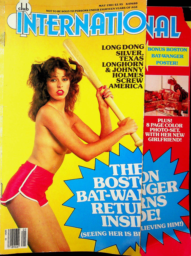 Club International Magazine The Boston Bat Wanger May 1981 050323RP