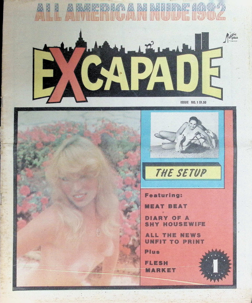 Excapade Newspaper 1980's All American Nude 1982   092626LLP2