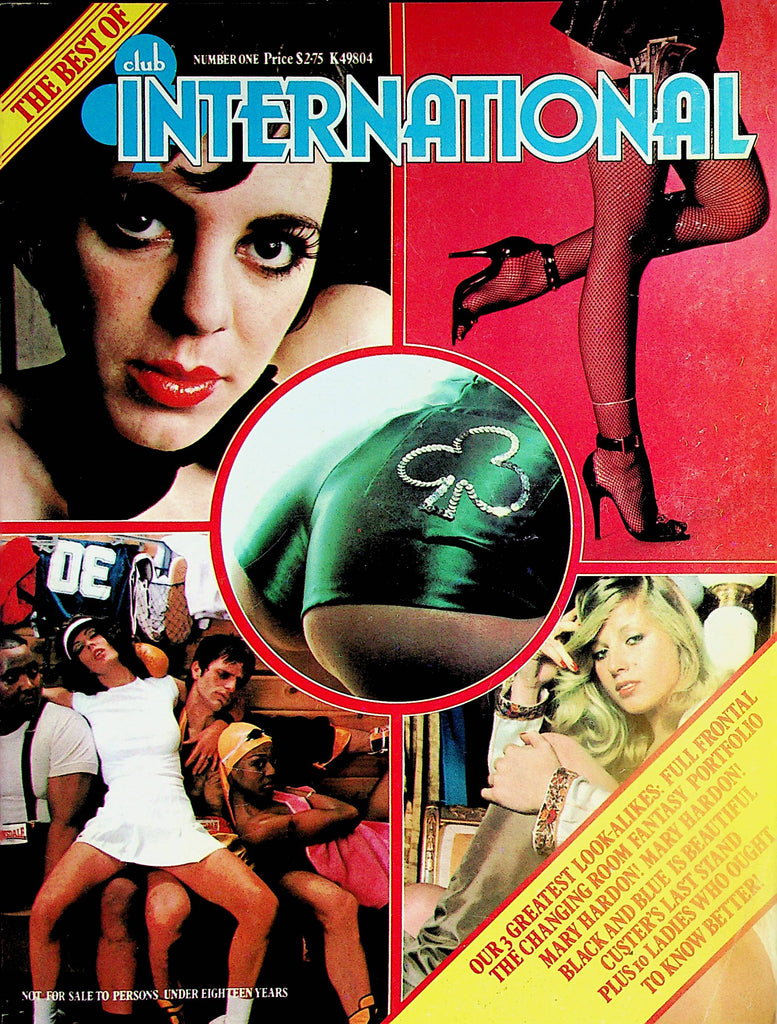 The Best Of Club International Magazine  Mary Hardon / Look-A-Like Liza   #1  1977 Paul Raymond         032224lm-p