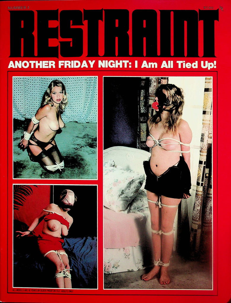 Restraint Bondage Magazine  Another Friday Night: I Am All Tied Up!  #4 1995  London Enterprises   082125lm-p2