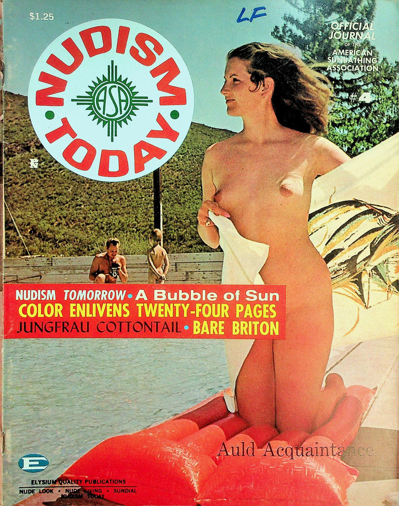 Nudism Today Magazine  Nudism Tomorrow / Bubble Of Sun  #4 1964  Elysium     071426lmp-GSC