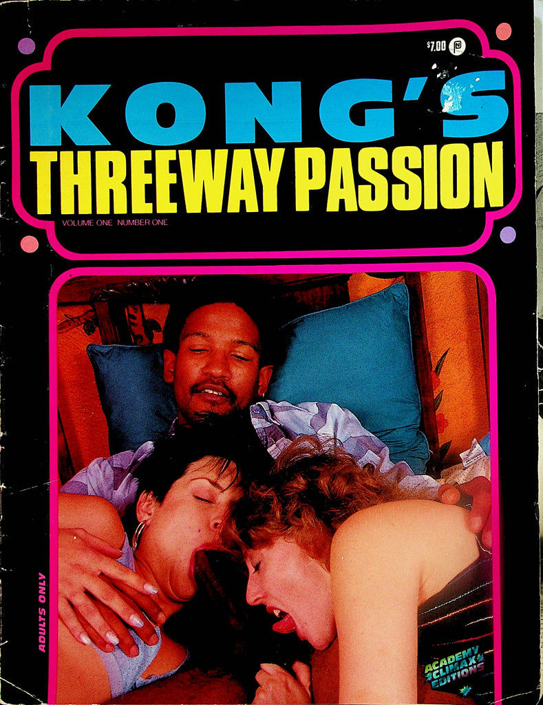 Kong's Threeway  Passion Magazine   vol.1 #1  1989 Academy Climax     112023lm-p
