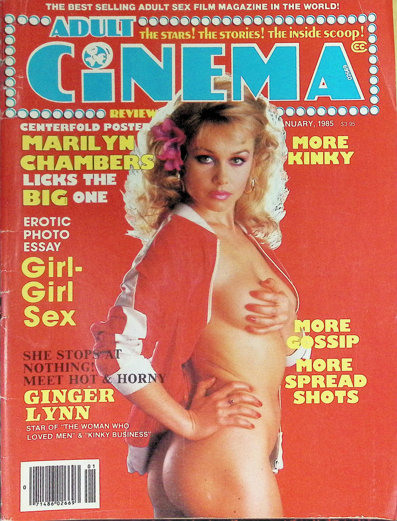 Adult Cinemas magazine January 1985 Ginger Lynn 090426LLP
