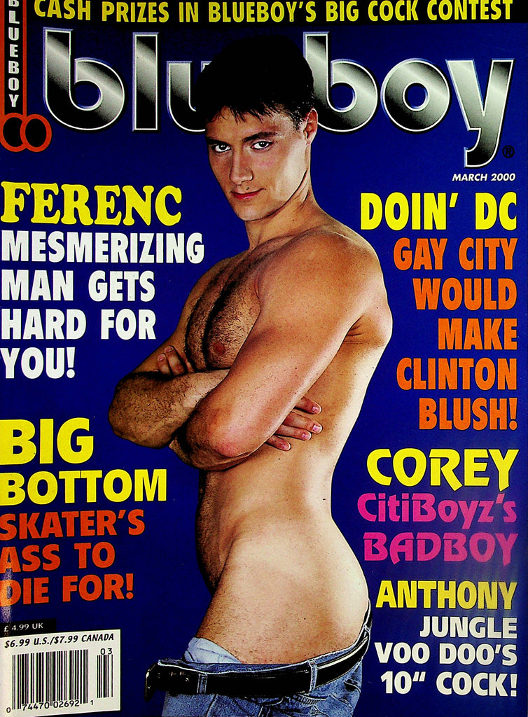 Blueboy Gay Magazine   Ferenc Gets Hard For You!   March 2000    061424lm-p