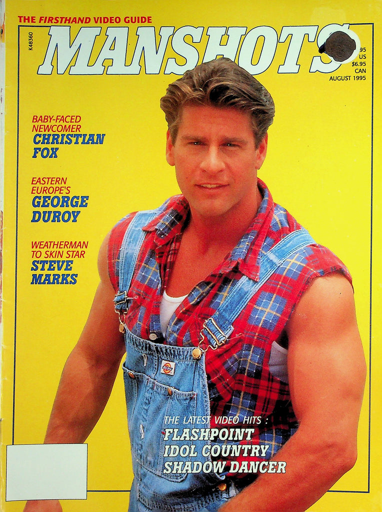 Manshots Gay Magazine  Ryan Idol   August 1995      041426lmp