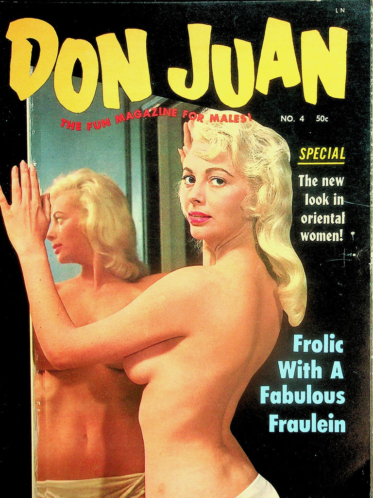 Don Juan Magazine  Frolic With A Fabulous Fraulein / The Maid's Got It Made  #4  1960's     051326lmp