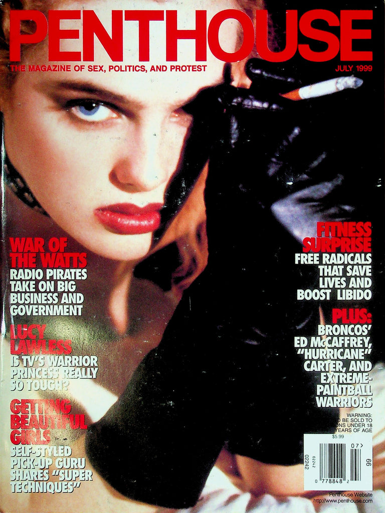 Penthouse Men's Magazine Ft. Lucy Lawless & Ed McCaffrey July 1999 042325RP