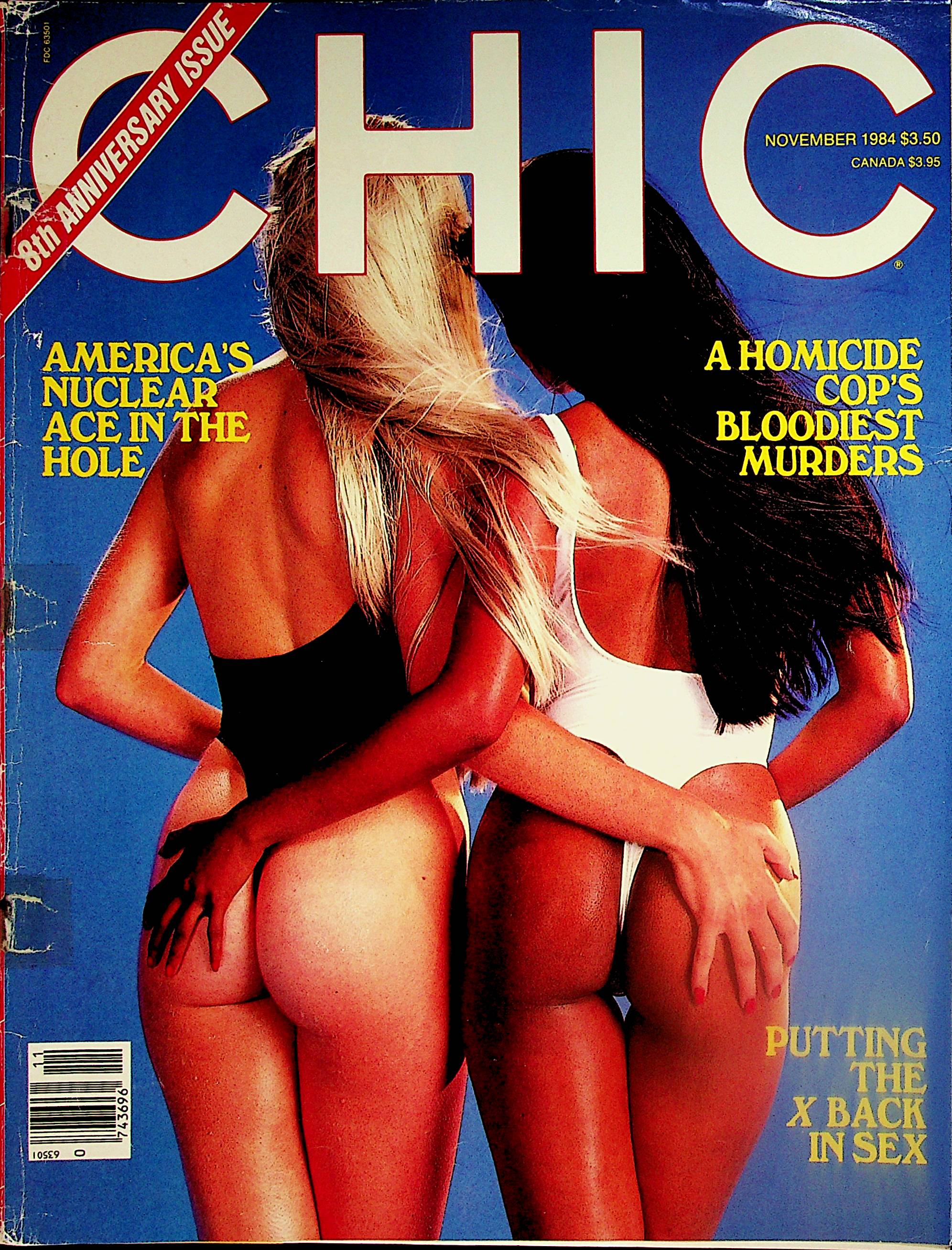 Chic Magazine Putting The X Back In Sex November 1984 8th Anniversary –  Mr-Magazine