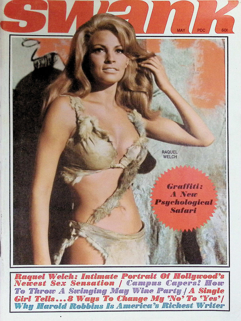 Swank Magazine May 1967 Raquel Welch Intimate Portait of Hollywood's Newest Sex Sensation  100426LLP