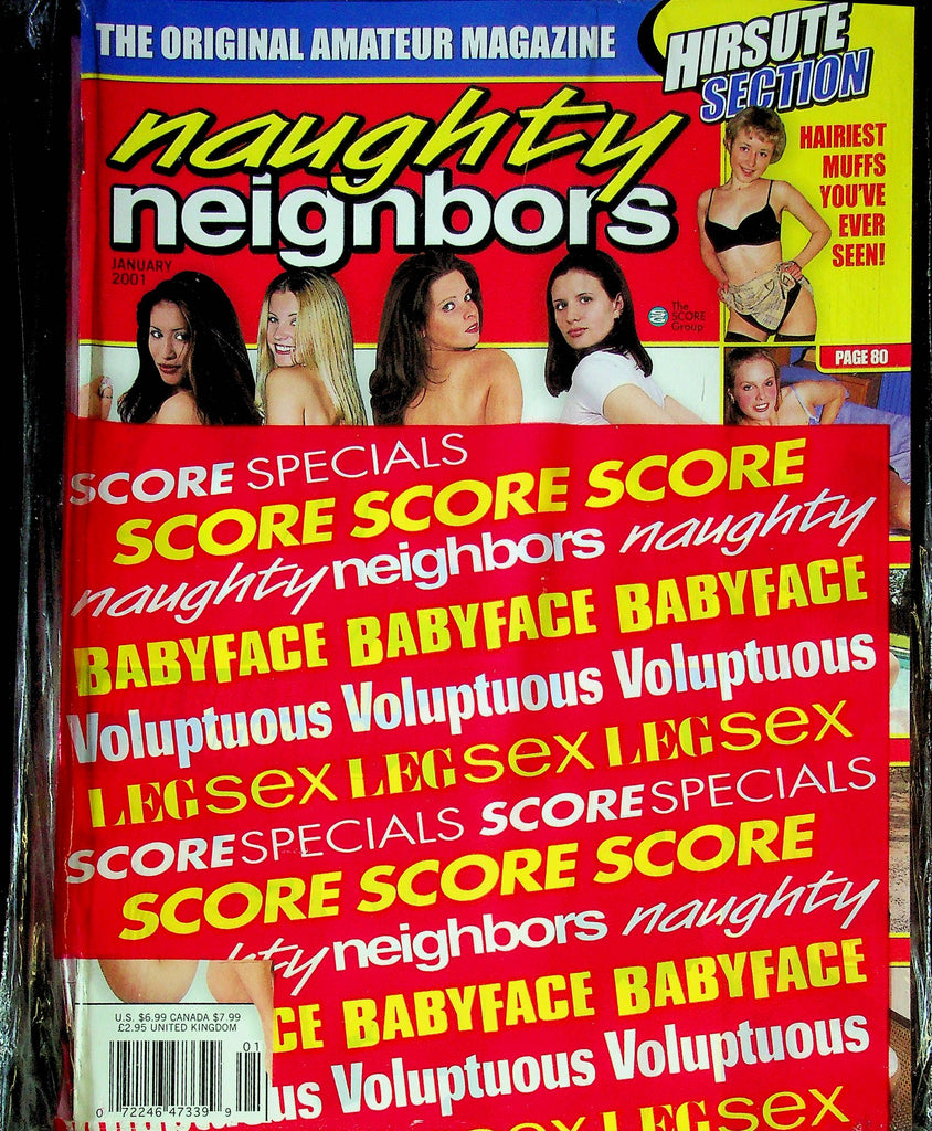 Naughty Neighbors Magazine Hirsute Section January 2001 SEALED 010325RP