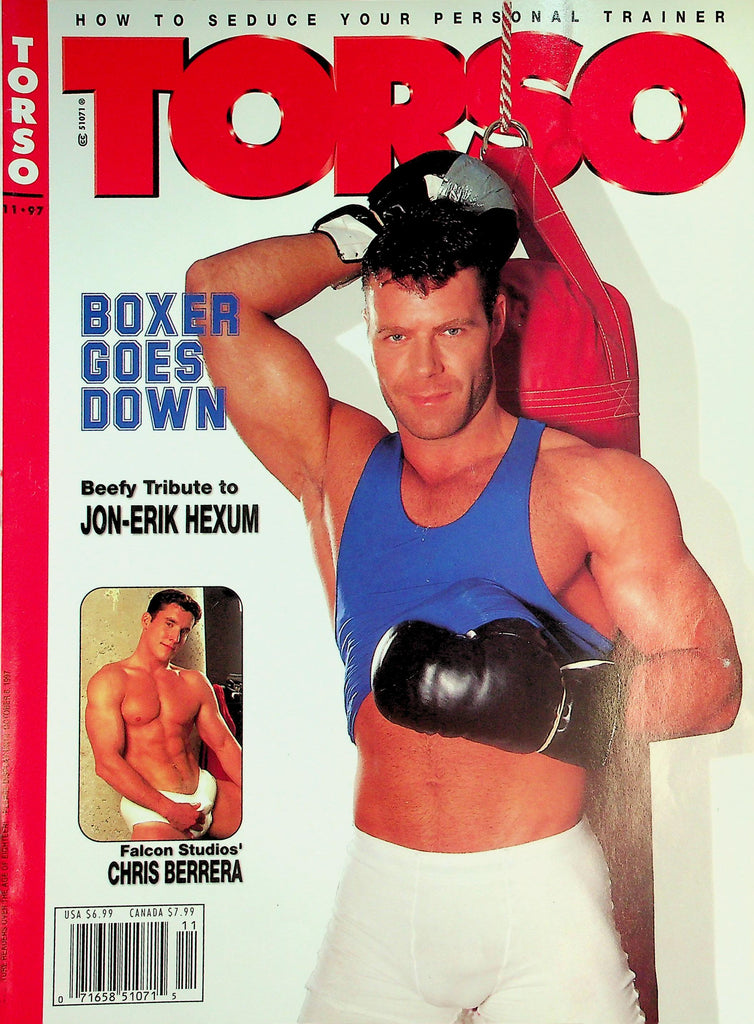 Torso Gay Magazine  Cover Guy Boxer Daniel James  November 1997   031826lmp