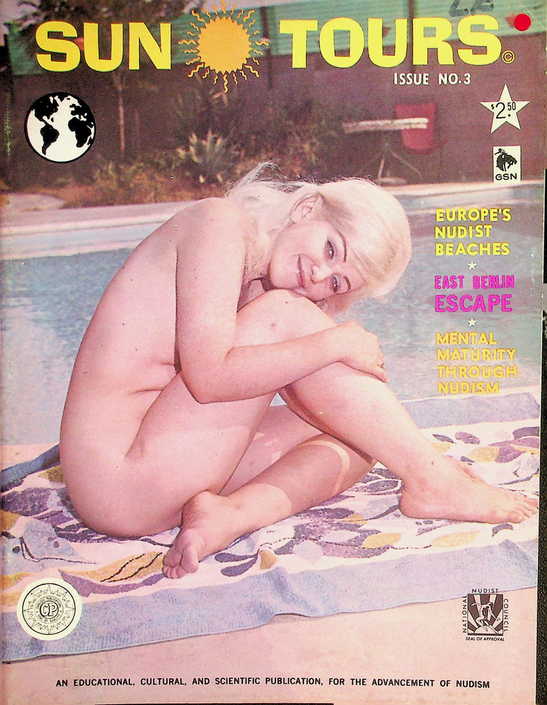 Sun Tours Nudist Magazine  Europe's Nudist Beaches / Mental Maturity Through Nudism  #3 1966    080126lmp-GSC