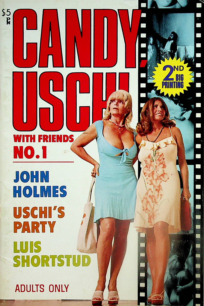 Candy, Uschi With Friends Magazine  Candy Samples, Uschi Digard, John Holmes  #1  1979   022324lm-p