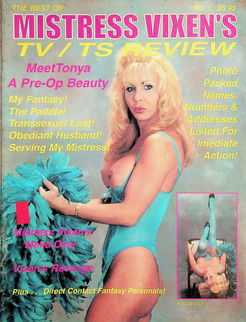 The Best Of Mistress Vixen's TV/TS Review Magazine  Meet Tonya A Pre-Op Beauty  #1 1980's   051626lmp