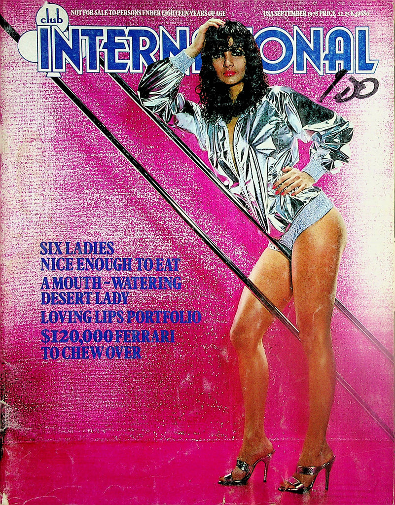 Club International Magazine  Mouth-Watering Desert Lady / Loving Lips Portfolio  September 1978  032524lm-p