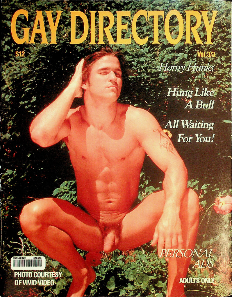 Gay Directory Contact Magazine  Sucking Cock, Studs, Horny Hunks & More! vol.3 #3  1995    041426lmp