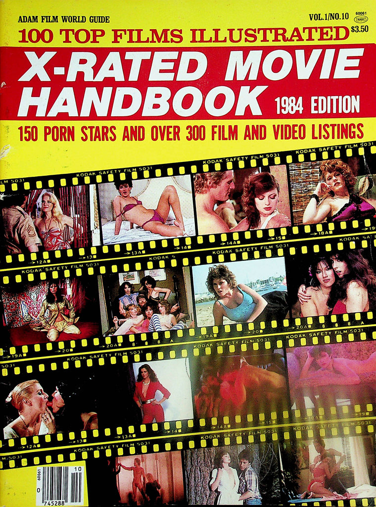 Adam Film World X-Rated Movie Handbook 1984 100 Top Films  & More! Sharon Mitchell, Annette Haven & More!  030125lm-p