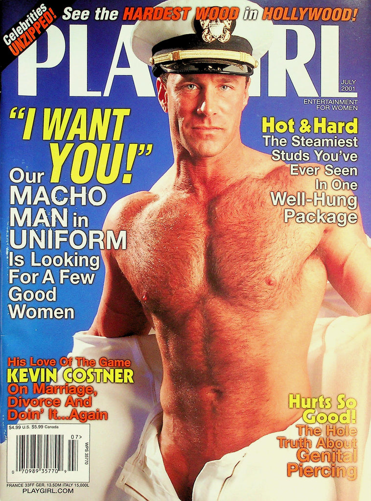 Playgirl Magazine  Studs & Strips Cover Guy Pete Maluso  July 2001     050326lmp