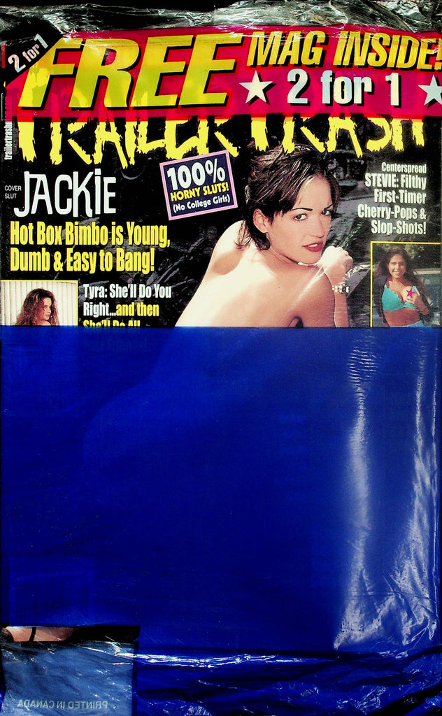 Trailer Trash Magazine  Cover Slut Jackie  vol.5 #6 2003  w/free mag Prime Chicks  new/sealed  102325lm-p