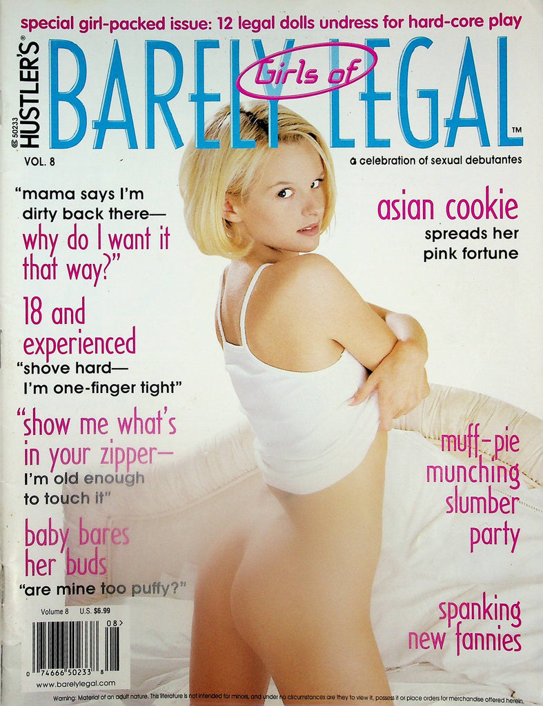 Hustler's Girls Of Barely Legal Magazine   Covergirl Brianna  vol.8 1998  061625lm-p