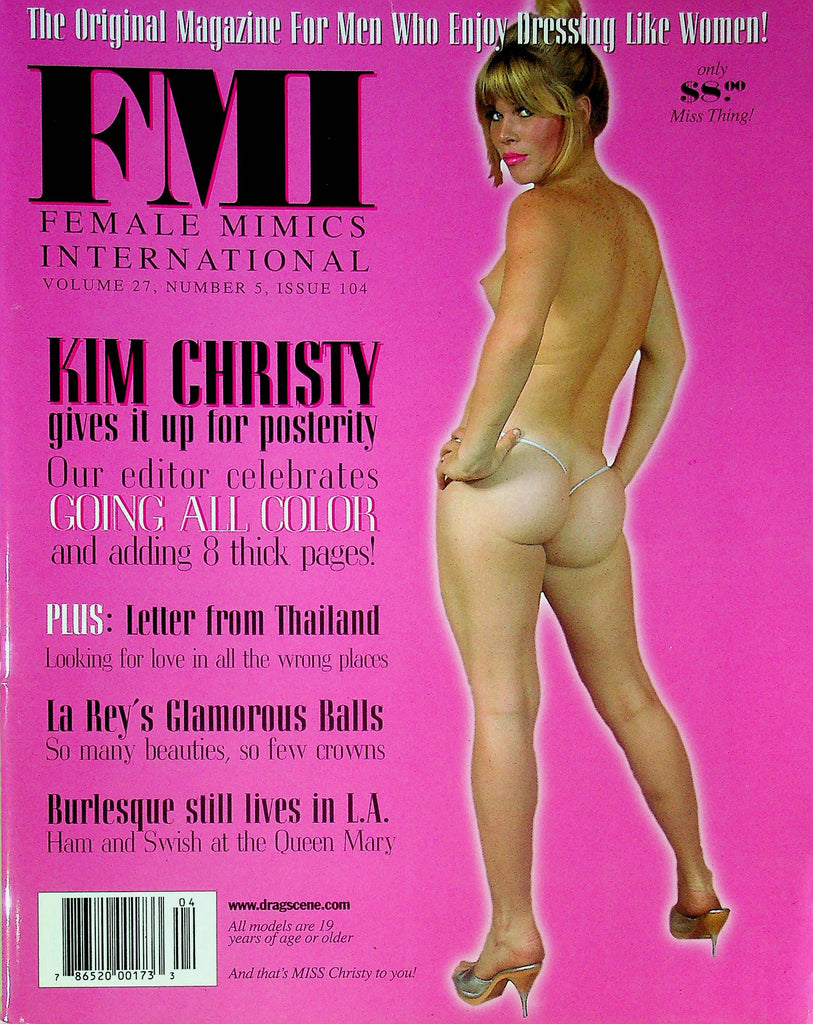 Female Mimics International Magazine Kim Christy Vol.27 No.5 012524RP