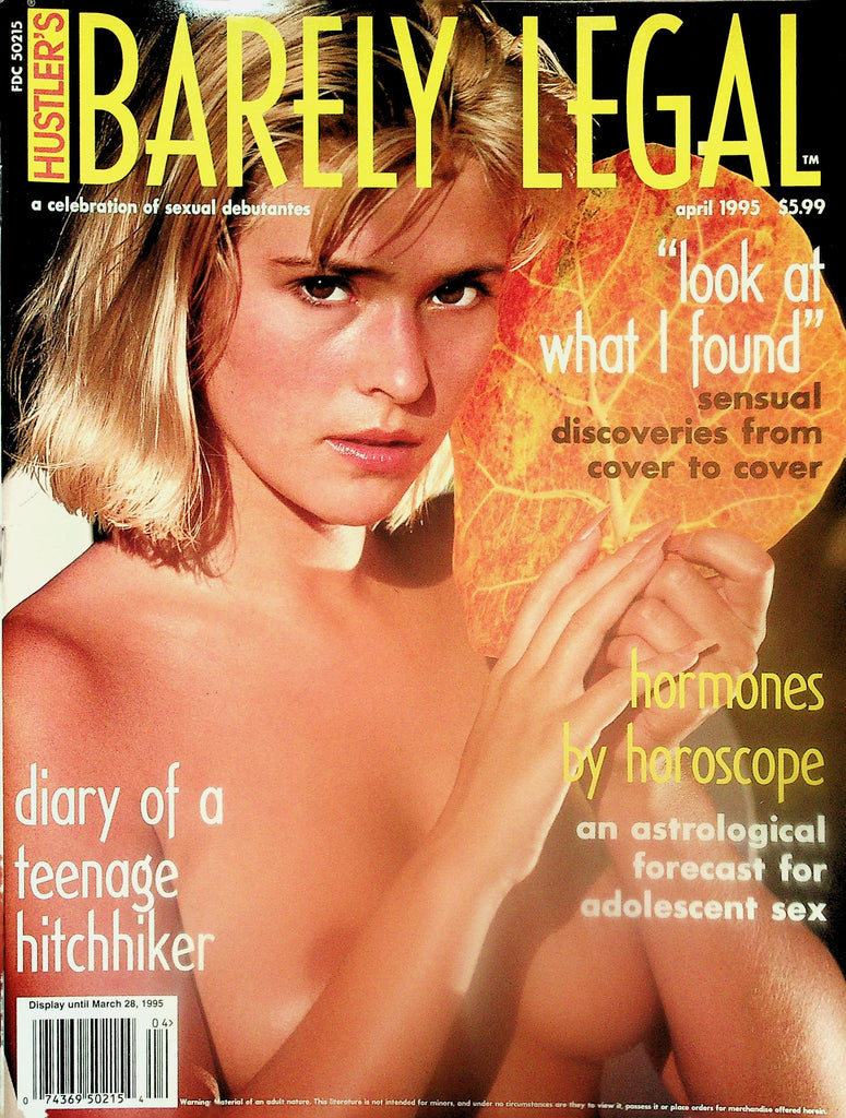Hustler's Barely Legal Magazine   Covergirl Whitney  April 1995       121725lmp