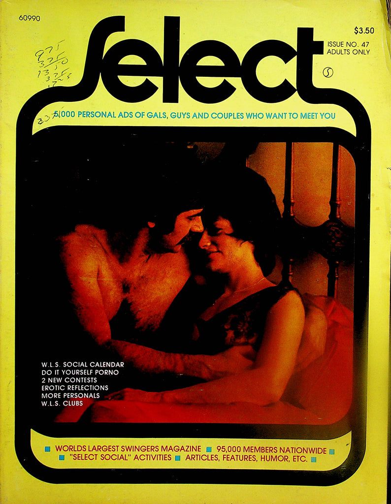 Select Swingers Contact Magazine  Ads, Articles, Features, Humor  #47  1970's    031525lm-p