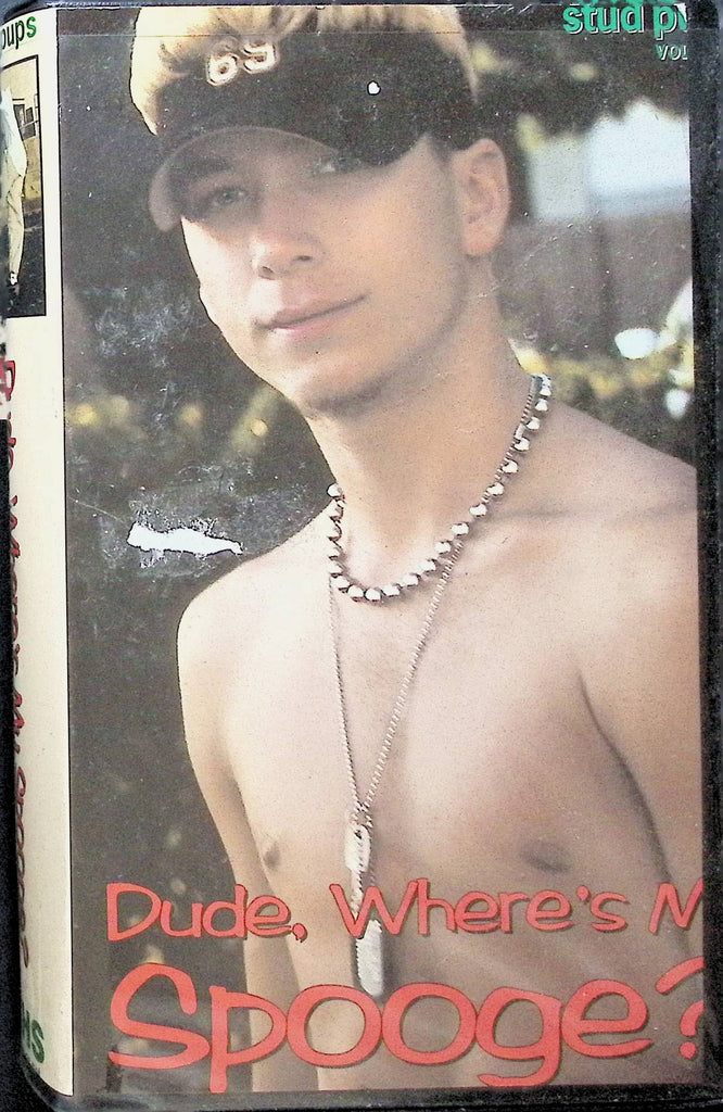 Dude, Where's My Spooge? Stud Pups Gay VHS 112224DMVHS3