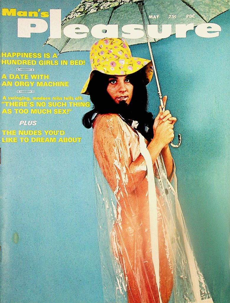 Man's Pleasure Magazine Centerfold Girl Gina Dair  May 1969    041224lm-p