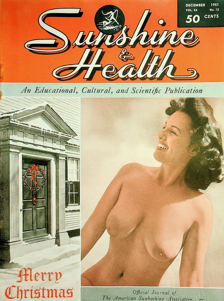 Sunshine & Health Nudist Magazine  Week End In Paradise  December 1951  Merry Christmas   040826lmp