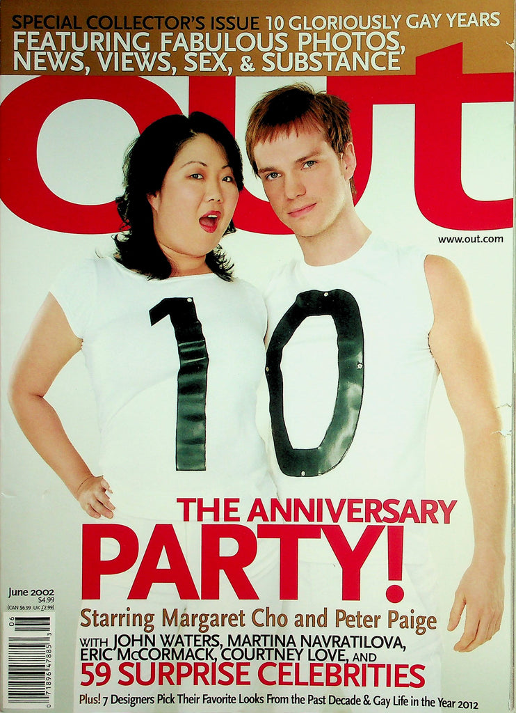 Out Gay & Lesbian Magazine  10th Anniversary Party!  Margaret Cho and Peter Paige  June 2002     042226lmp