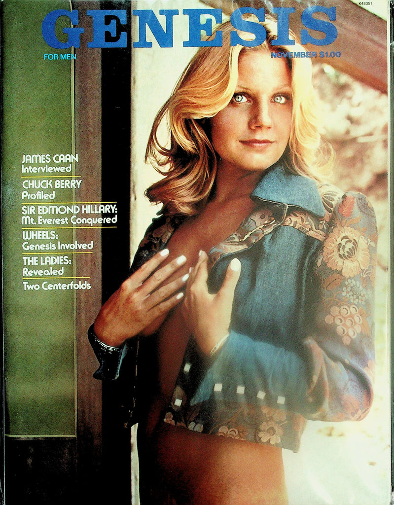 Genesis Magazine James Cann Interviewed /Chuck Berry Profile / Plus Two Full Centerfolds!  November  1973    120625lmp
