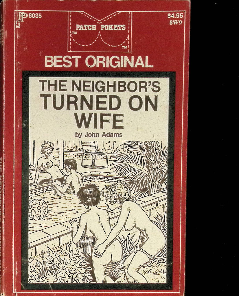 The Neighbor's Turned on Wife by John Adams PP8035 1978 Patch Pockets Greenleaf Classics Adult Paperback Novel 081925AMP