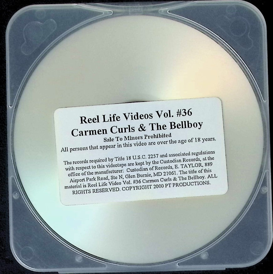 Reel Life Videos Volume #36 Carmen Curls & The Bellboy Adult DVD 022026AKDVD-D26