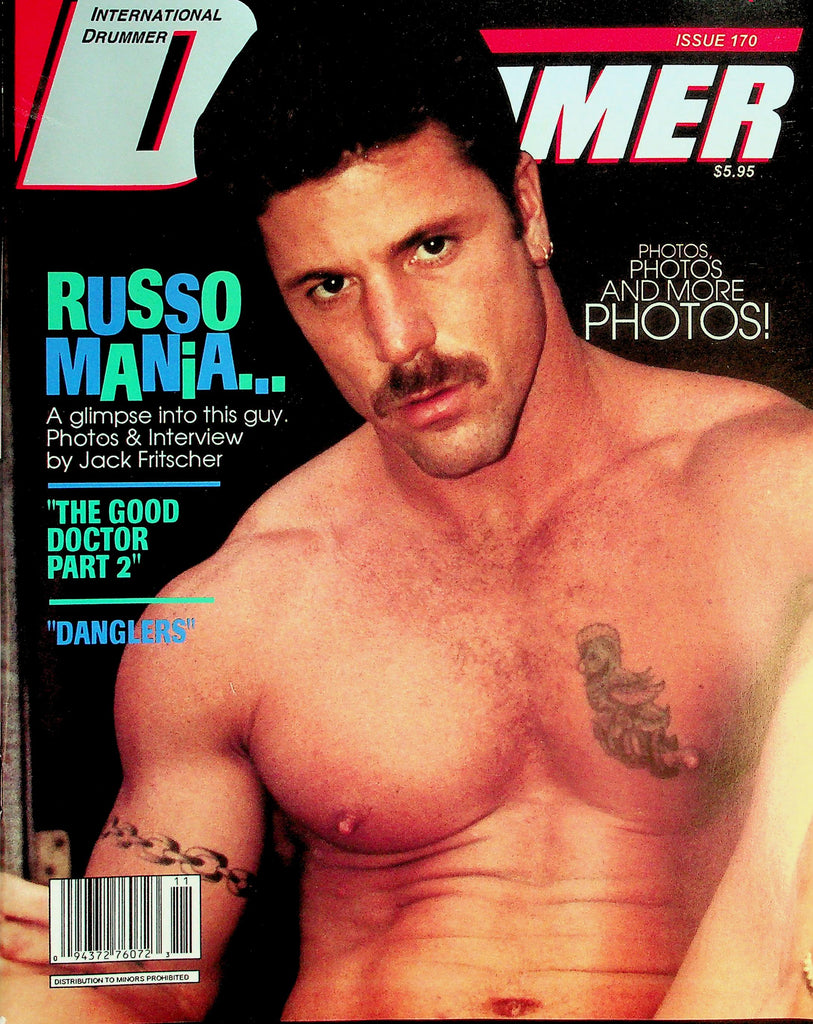 Drummer Gay Magazine   Cover Guy Russo  #170  December 1993    041626lmp