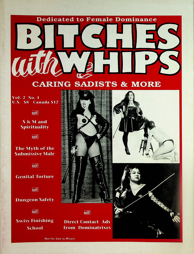 Bitches With Whips Fetish Magazine  Dedicated To Female Dominance  vol.2 #1  1994    030424lm-p