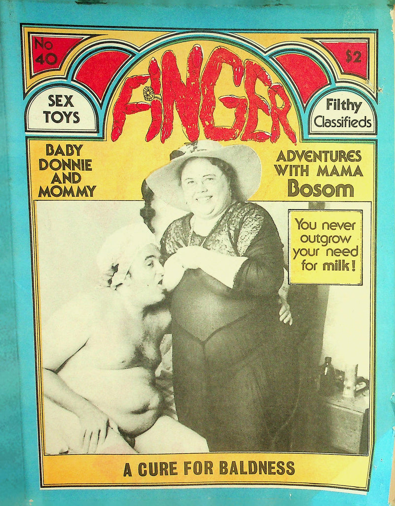 Finger Adult Newspaper Magazine  Adventures With Mama Bosom  #40  1970's   090126lmp2-GSC