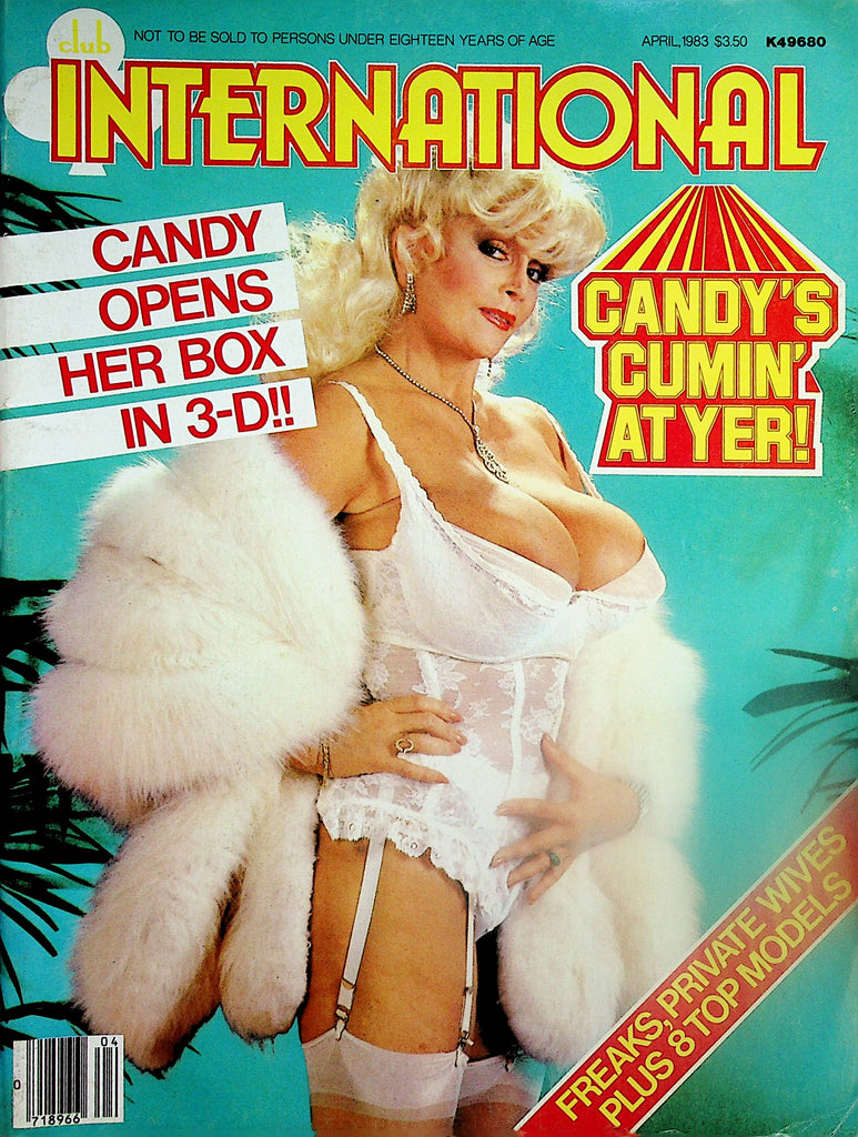 Club International Magazine  Candy Samples  April 1983  No glasses   042924lm-p