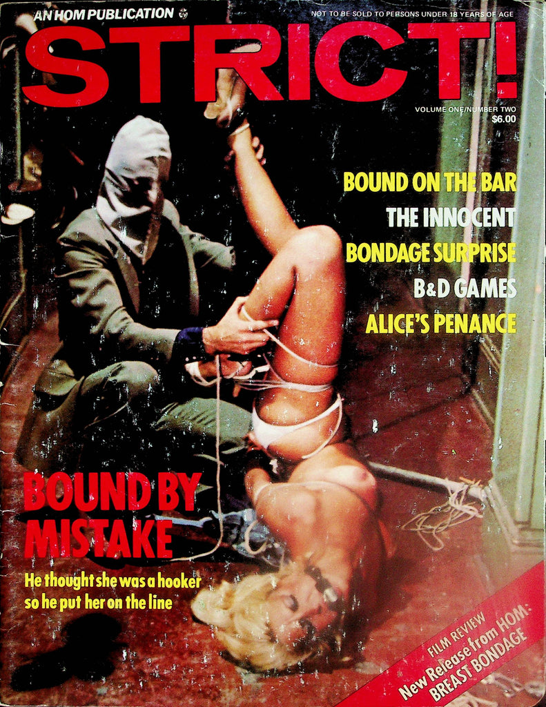 Strict Bondage Magazine  Bound By Mistake / Alice's Penance vol.1 #2  1982     HOM     071125lm-p
