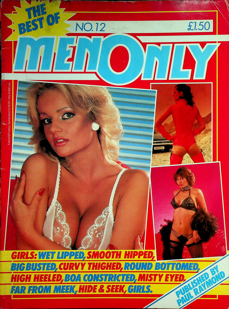 The Best Of Men Only Magazine Annie Ample, Vicki & More   #12 1984  Paul Raymond   032726lmp